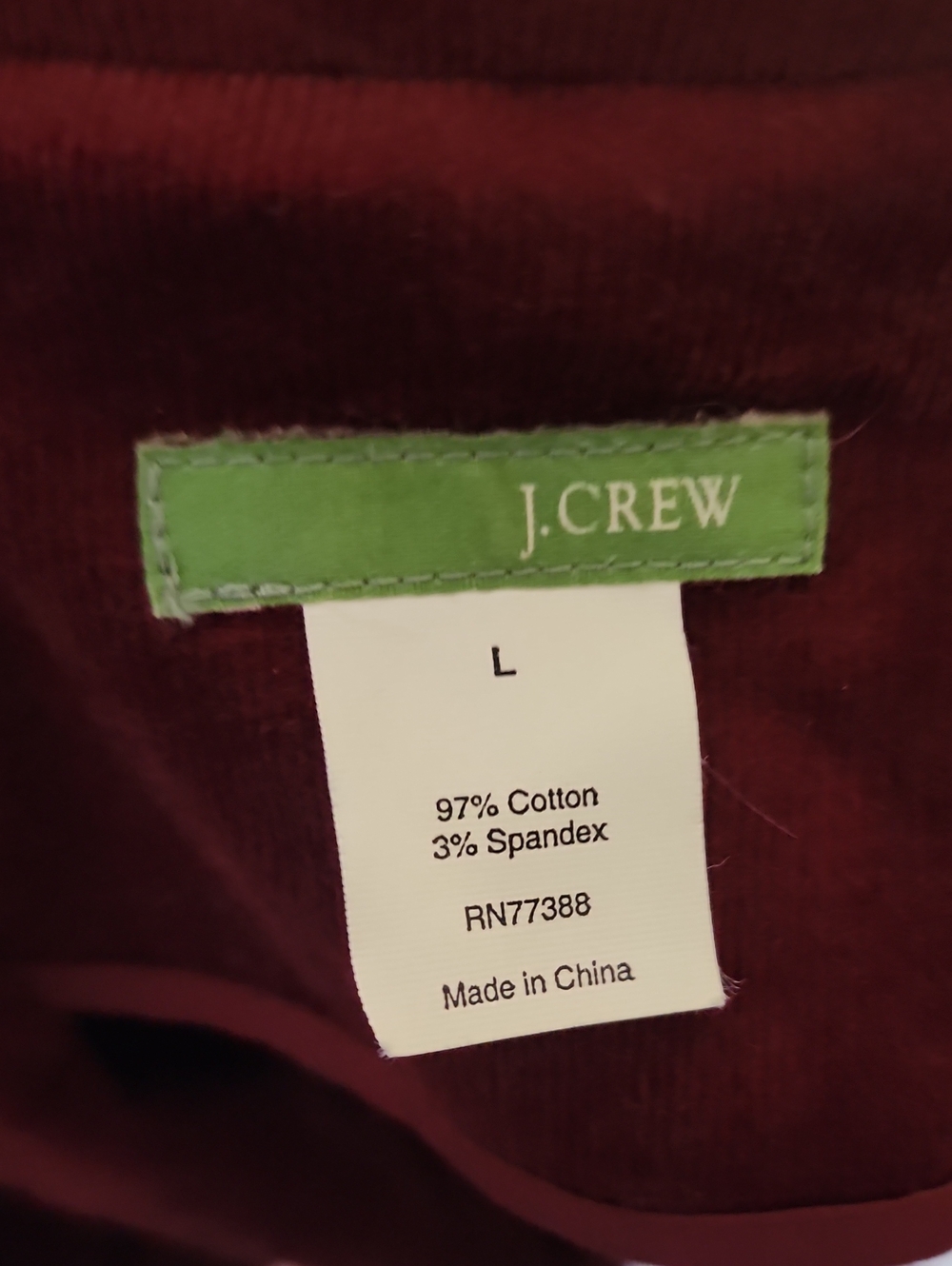 J. Crew Burgundy Velvet Blazer Women's Single Button Tailored Jacket - Picture 4 of 8